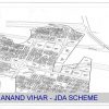 Anand Vihar JDA Scheme, Anand Vihar Jda Map