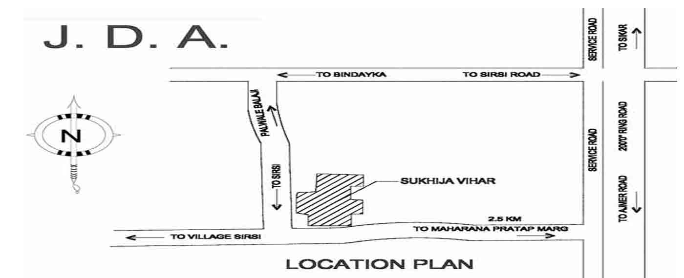 chopra sukhija vihar, plots sirsi road jaipur