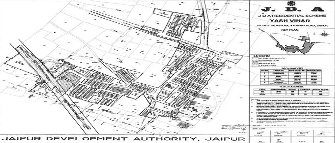 yash vihar jda scheme, jda approved plots in jaipur