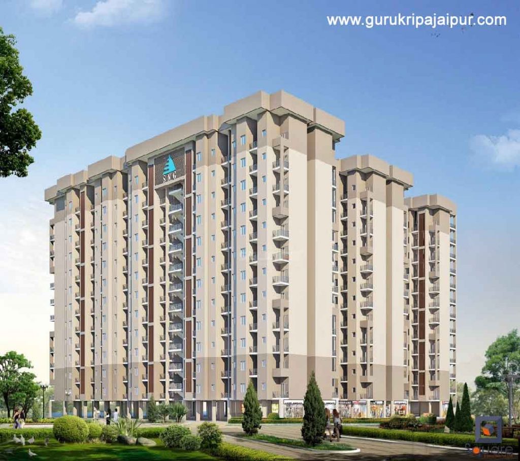 SNG Parth 1, 2 Bhk Apartments Penthouses for Sale in Sirsi Road Jaipur