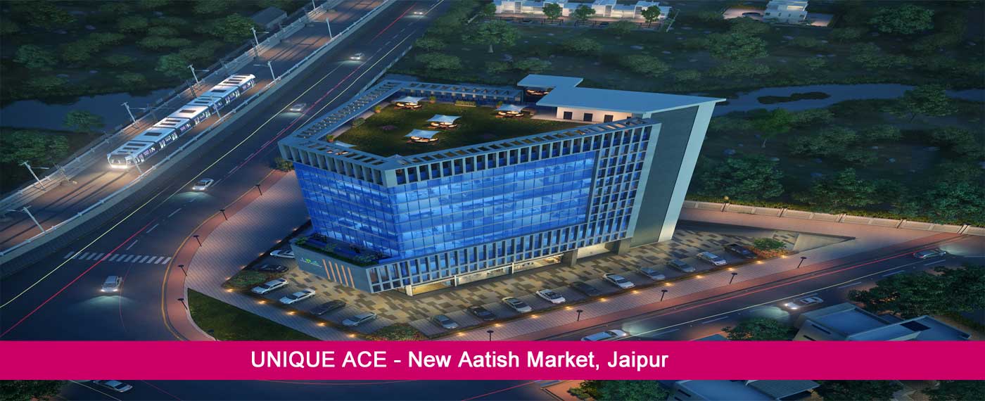 unique ace, commercial space jaipur
