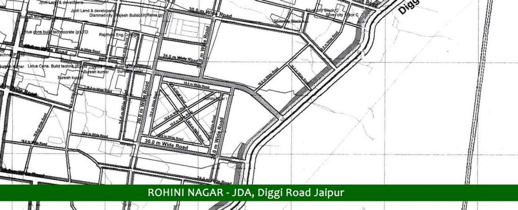 rohini nagar jda scheme, plot in rohini nagar diggi road jaipur