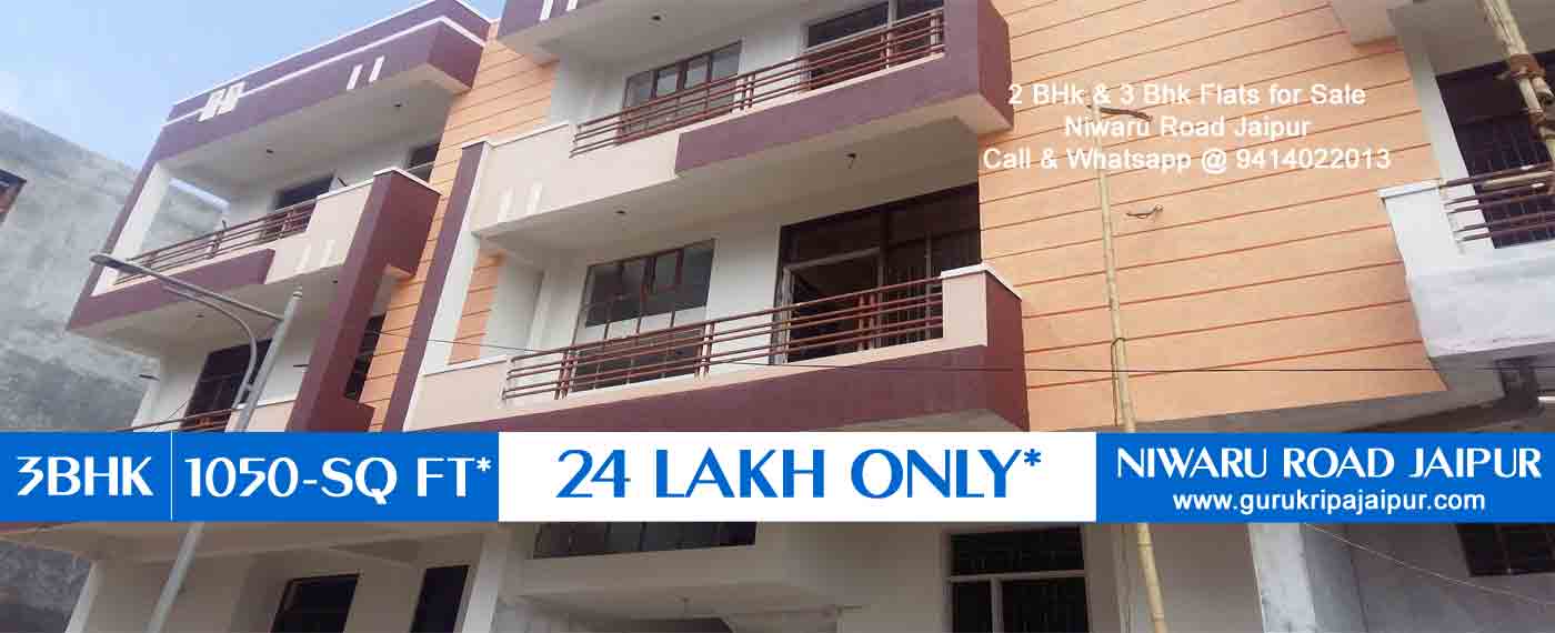 3 bhk flat, property niwaru road jaipur