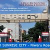 trimurty sunrise city, flats niwaru road