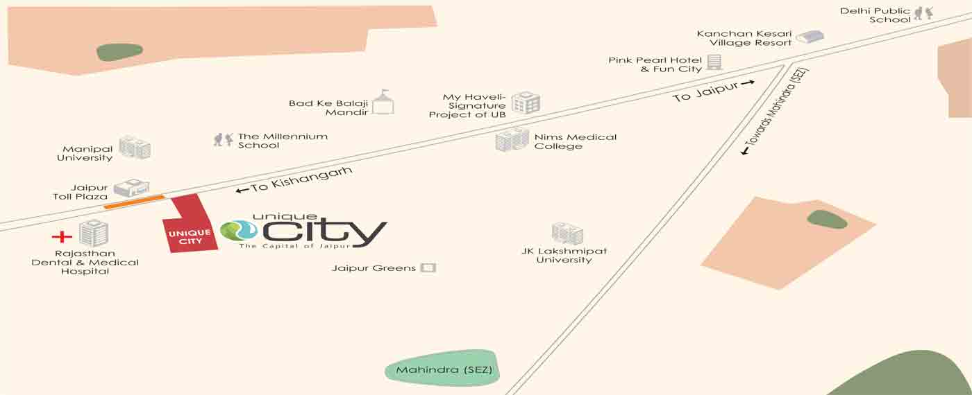 unique city, plots in jaipur