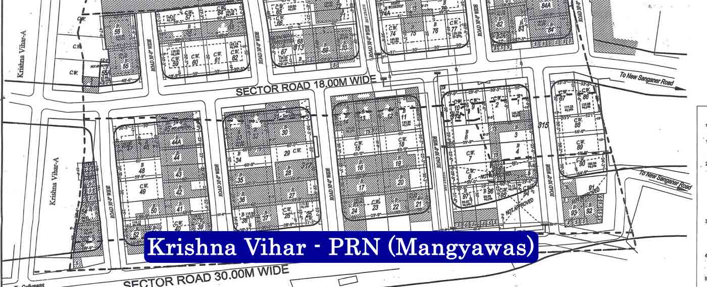 krishna vihar prn, plot in prithviraj nagar jaipur