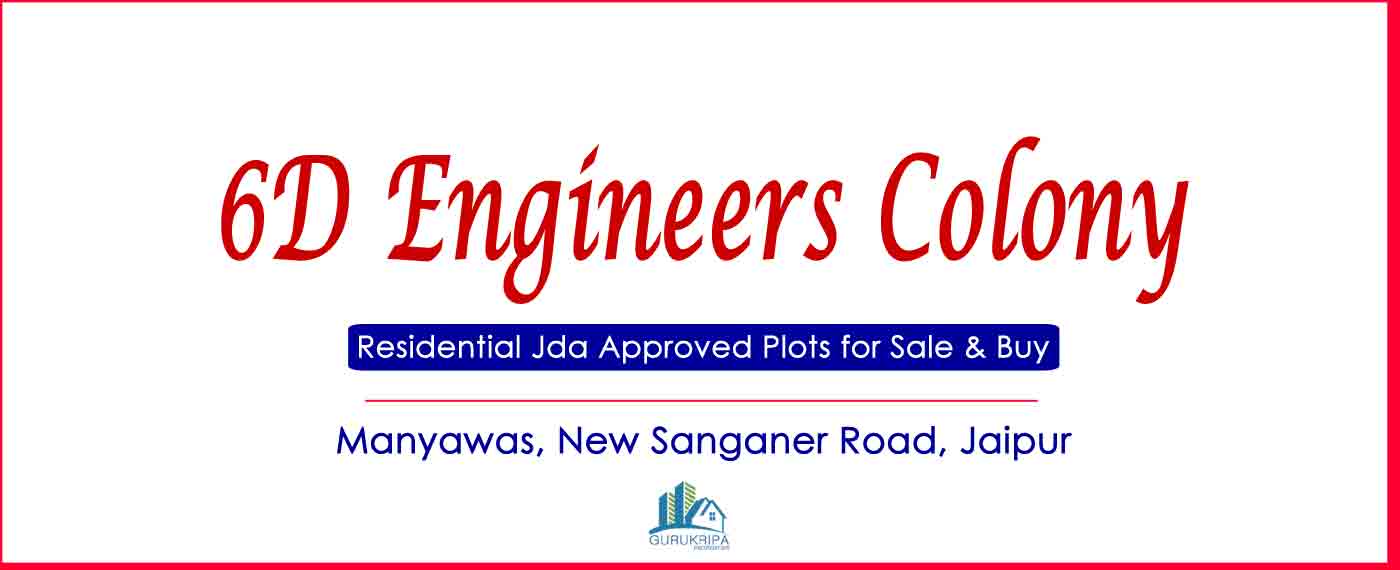 6d engineers colony, plots in mansarovar jaipur