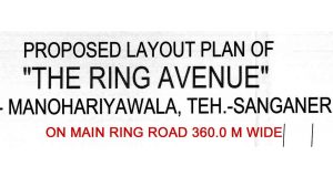 the ring avenue, plots sanganer diggi road