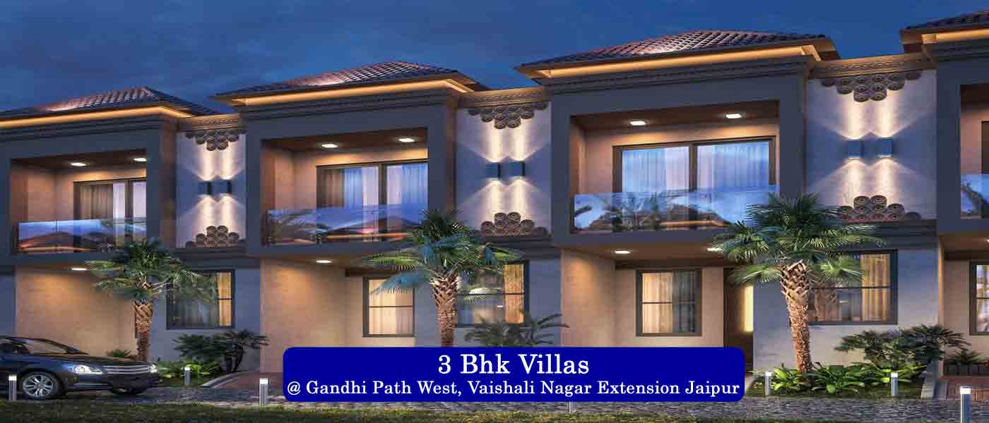 royal exotica, villas in gandhi path jaipur