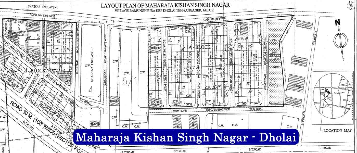 maharaja kishan singh nagar, plots in patrakar colony jaipur