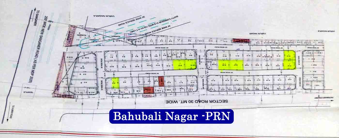 bahubali nagar prn, plots in prithviraj nagar jaipur