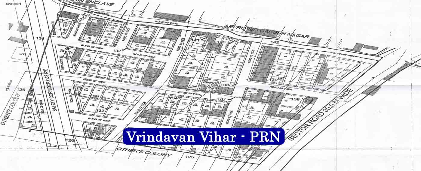 vrindavan vihar prn, plots in prithviraj nagar south