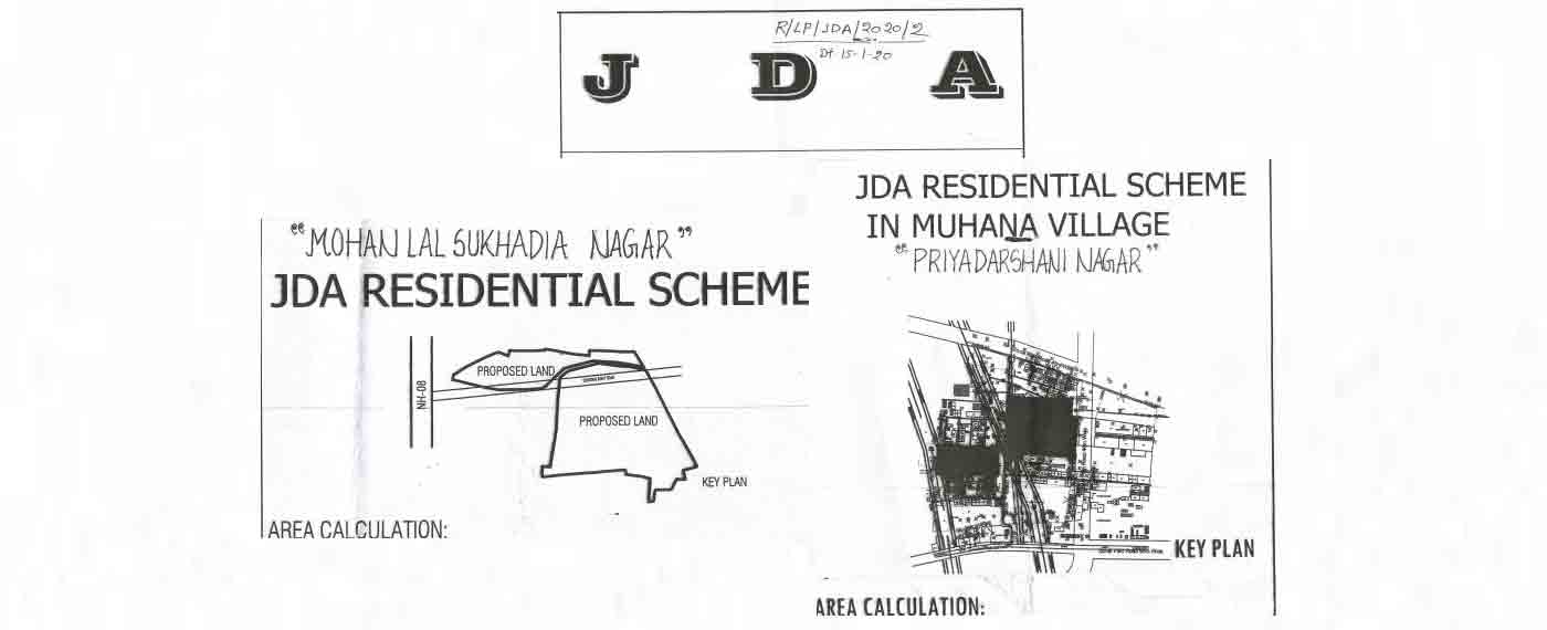 mohan lal sukhadia nagar, priyadarshini nagar jda