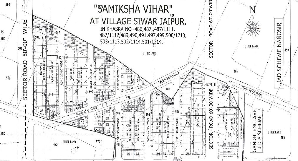 plot for sale in samiksha vihar, residential plot in sinwar jaipur