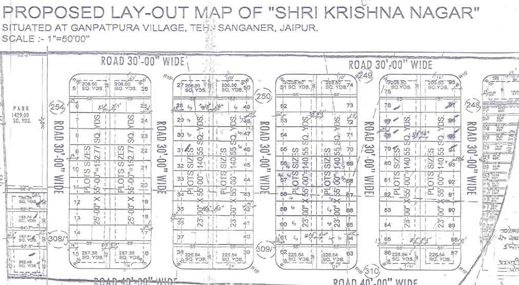 plot in shri krishna nagar, jda approved plot in ganpatpura